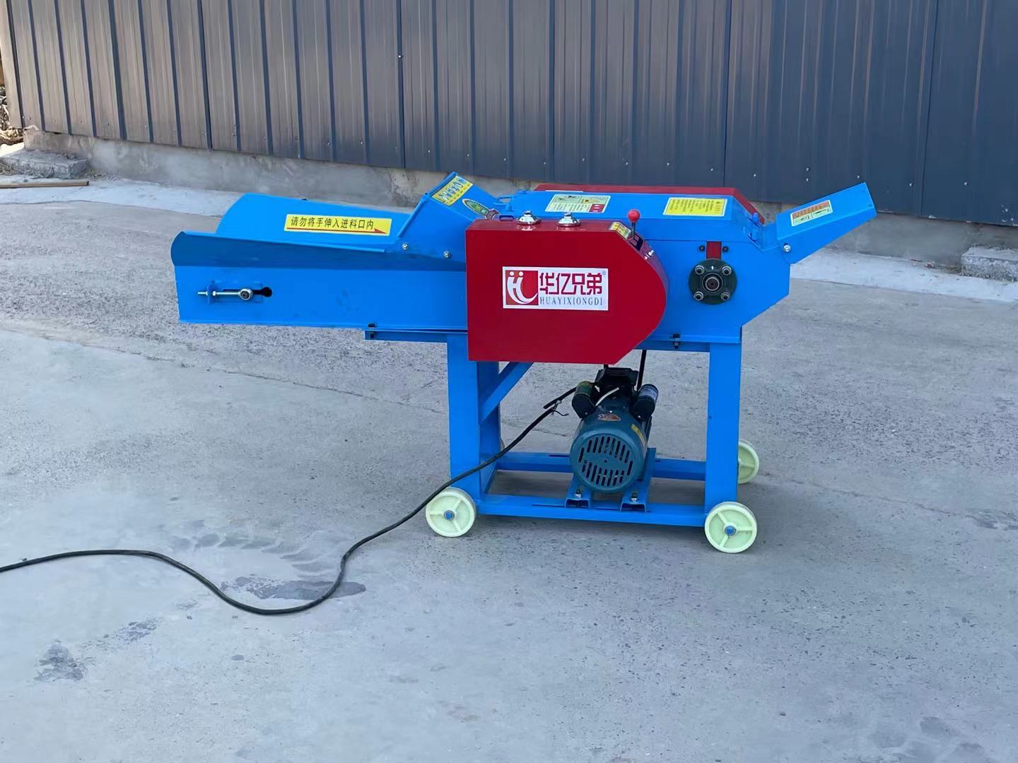 家用照明电220V4.5吨卧式铡草揉丝机