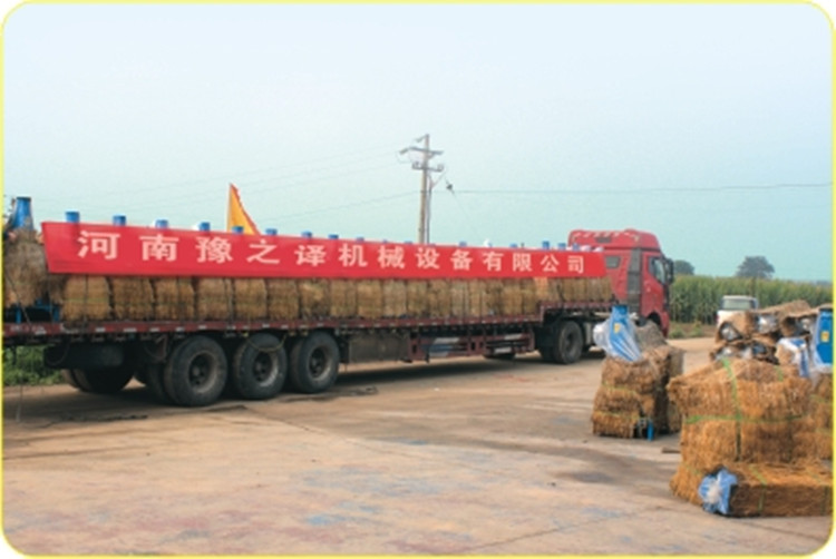 宁夏大型30吨铡草机和分料机组合视频